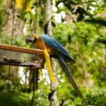 Parque Nacional da Tijuca recebe primeira soltura de araras-canindés